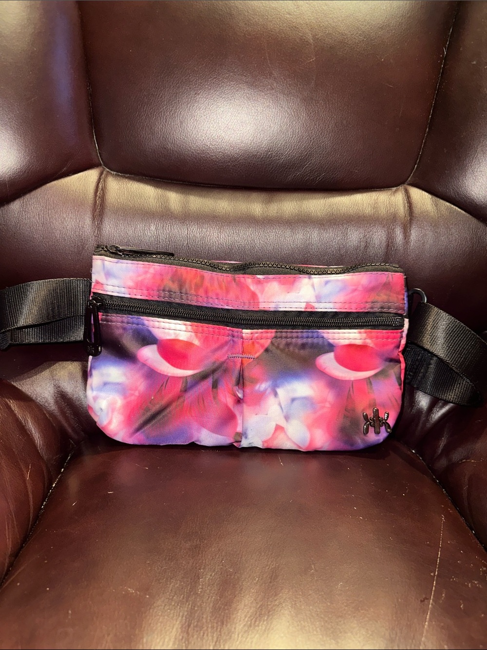 SHERPANI Floral Nylon Belt Bag